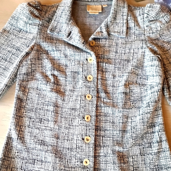 Vanessa Virginia ruched button up blouse - Picture 3 of 7